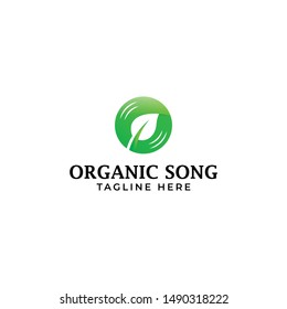 Organic Leaf Song, Vector Logo