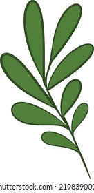 organic leaves for template creation elements