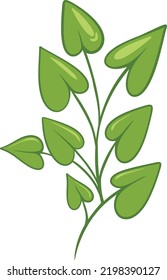 organic leaves for template creation elements