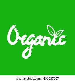organic lettering