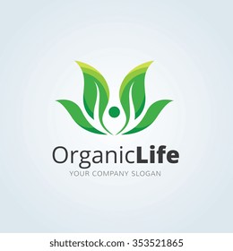 Organic Life logo template