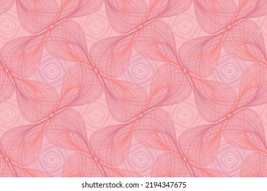 Organic lines geometric shapes floral vector seamless pattern. Textile print graphic design. Irregular geometric shapes of multiple curve semi transparent lines ornament. Funky background.