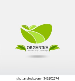 Organic logo . 