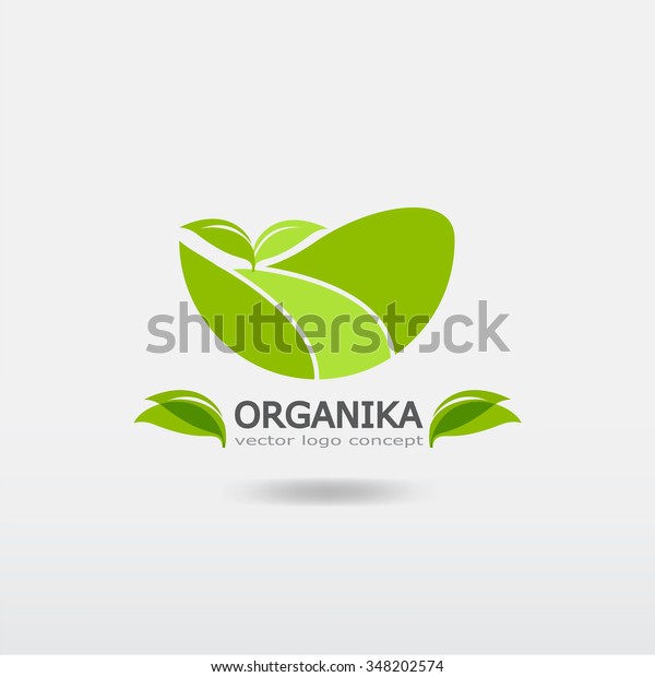 Organic Logo Stock Vector (Royalty Free) 348202574