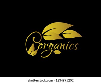 organic logo with deep philosophy for technology startup company. organic logo design has mean elegant, nature and medical for company sign