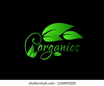organic logo with deep philosophy for technology startup company. organic logo design has mean elegant, nature and medical for company sign