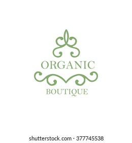 Organic logo design idea.