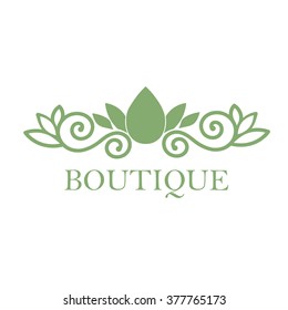 Organic logo design idea.