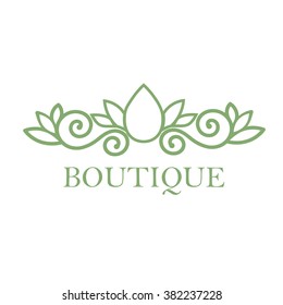 Organic logo design idea.
