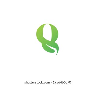 Organic logo design with leaf concept. Modern logo suitable for creative vector element, template, business, brand, company, or corporate