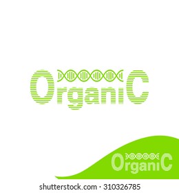 Organic  logo design. Vector 