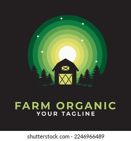 marco vectorial de diseño de logotipo orgánico