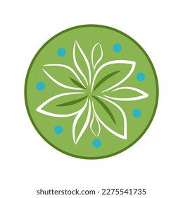 organic logo. eco emblem. vegetable natural icon.