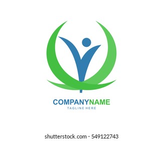 Organic Logo Icon Design