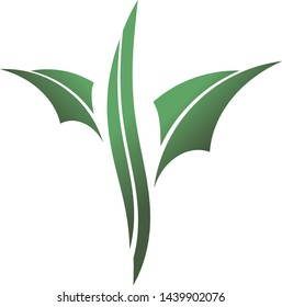 Organic logo, icon vector design. Great for mobile app, web design, etc.