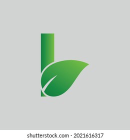 Organic Logo with the initials letter L upper case monogram