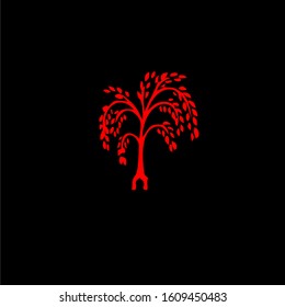 organic logo simple vector art