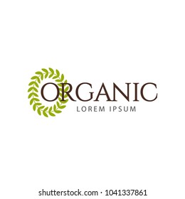 Organic Logo Vector Template Design