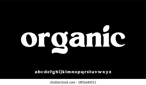 organic lowercase font perfect for branding or word mark design