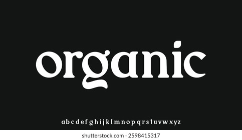 organic lowercase font perfect for branding or word mark design

