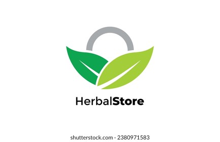 Organic market company logo symbol of healthy and ecologic