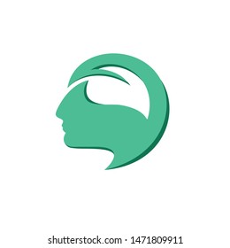 Organic Mind Vector Logo Template