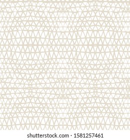 Organic Minimal Grid. Watercolor Shoji Design. Kimono Tile.  Beige and White Batik Tie Dye Border. Stencil Japan Background. Shibori Seamless Pattern. Tie Dye Abstract Texture.