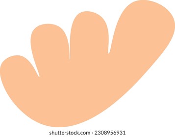 Organic Minimal Shape. Hand Draw Abstract Vector Elements Shape Objects.