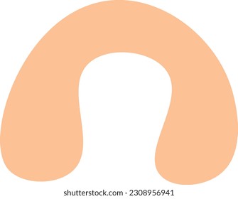 Organic Minimal Shape. Hand Draw Abstract Vector Elements Shape Objects.