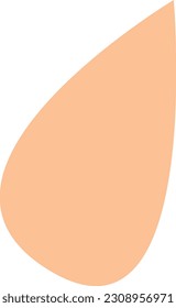 Forma Mínima Orgánica. Dibujar mano a mano Objetos de forma de elementos vectores abstractos.