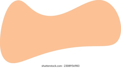 Forma Mínima Orgánica. Dibujar mano a mano Objetos de forma de elementos vectores abstractos.