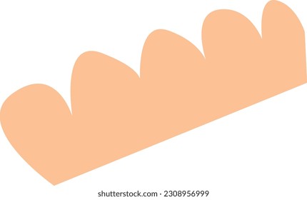 Organic Minimal Shape. Hand Draw Abstract Vector Elements Shape Objects.