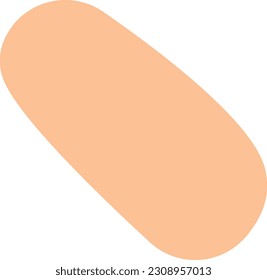 Organic Minimal Shape. Hand Draw Abstract Vector Elements Shape Objects.