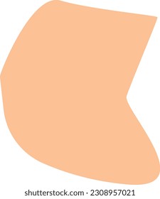 Forma Mínima Orgánica. Dibujar mano a mano Objetos de forma de elementos vectores abstractos.