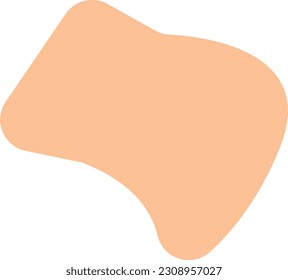 Forma Mínima Orgánica. Dibujar mano a mano Objetos de forma de elementos vectores abstractos.