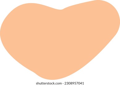 Organic Minimal Shape. Hand Draw Abstract Vector Elements Shape Objects.