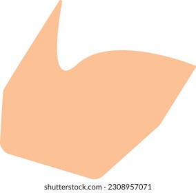 Organic Minimal Shape. Hand Draw Abstract Vector Elements Shape Objects.