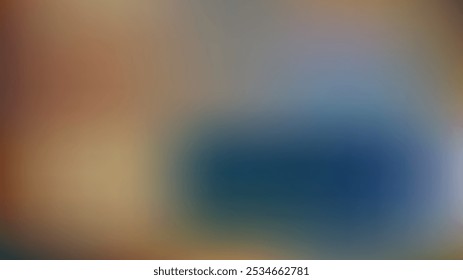 Organic mixed color gradient vector mesh with gentle waves, inviting a sense of calm and tranquility.