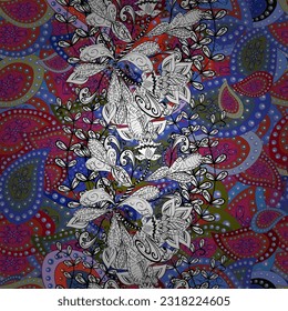 Fondo de motivos orgánicos. patrón impecable. ilustración vectorial Patrón de tela ultrafashionable.
