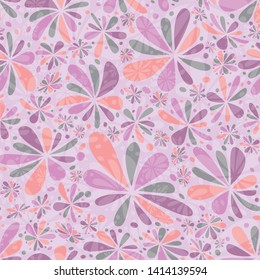 Organic motif background. Seamless pattern.Vector.
