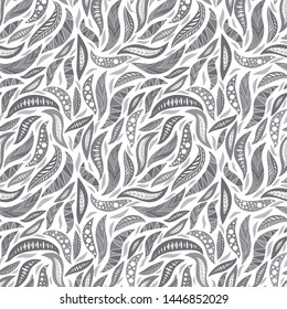 Organic motif background. Seamless pattern.Vector.