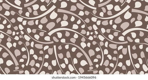 Organic motif background. Seamless pattern.Vector.