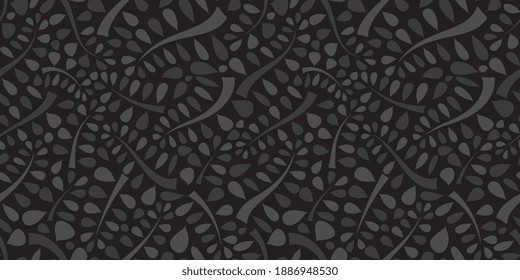 Organic motif, botanical motif background. Seamless pattern.Vector.