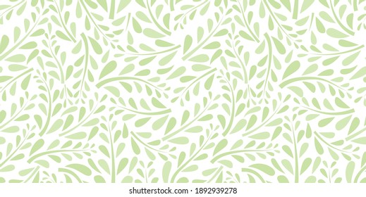 Organic motif, botanical motif background. Seamless pattern.Vector.
