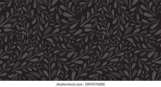 Organic motif, botanical motif background. Seamless pattern.Vector.
