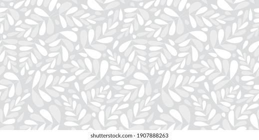 Organic motif, botanical motif background. Seamless pattern.Vector.