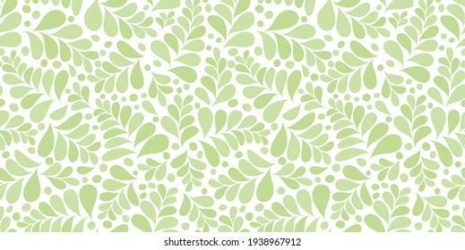 Organic motif, botanical motif background. Seamless pattern.Vector.
