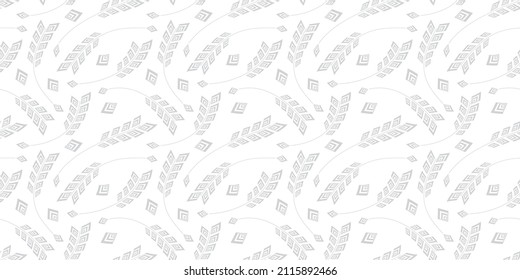 Organic motif, botanical motif background. Seamless pattern.Vector.