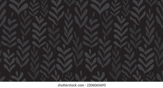 Organic motif, botanical motif background. Seamless pattern.Vector.