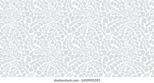 Organic motif, botanical motif background. Seamless pattern.Vector.